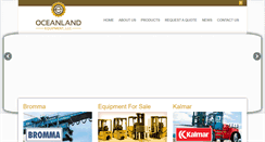 Desktop Screenshot of oceanlandequipment.com